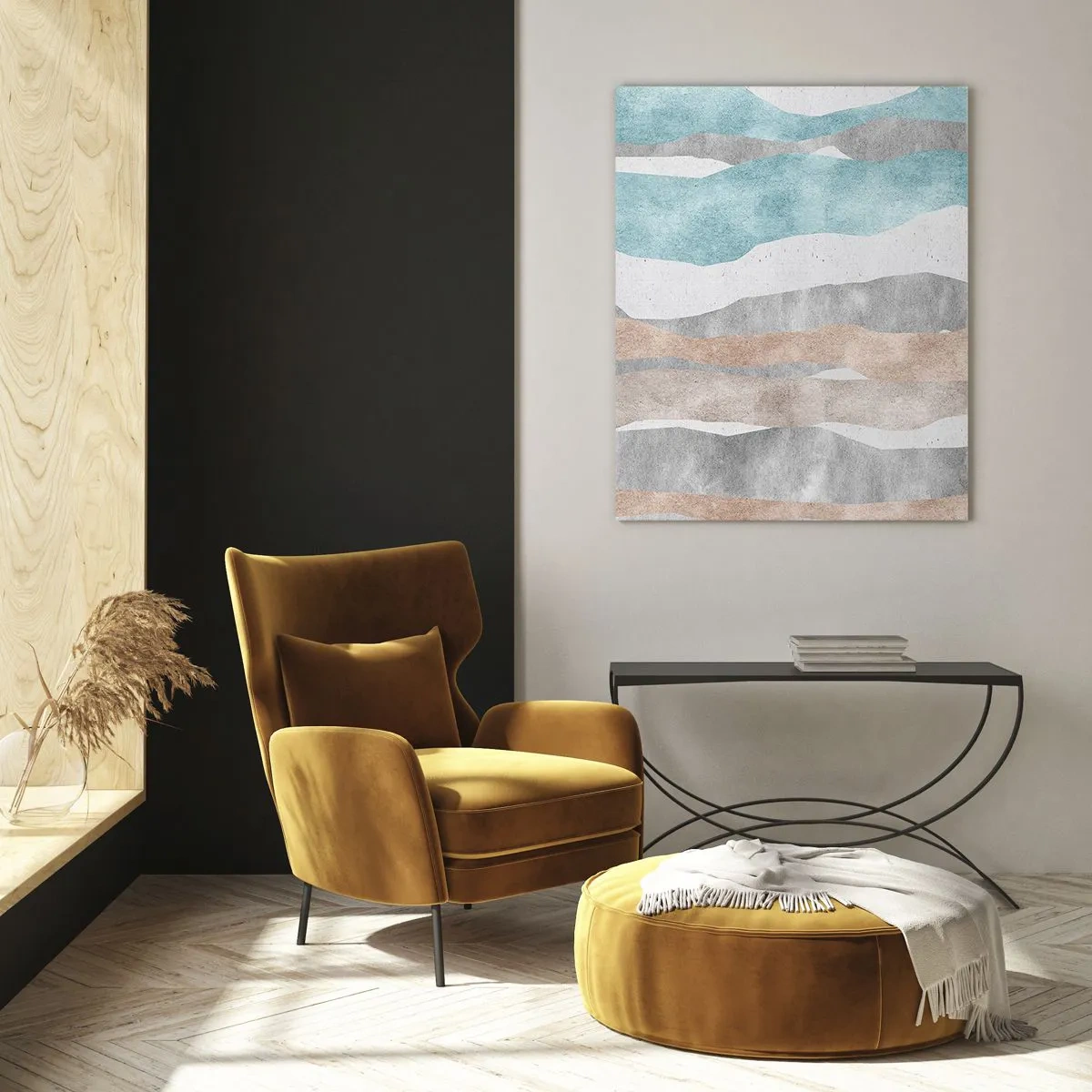 Schilderen op glas - Een studie van nabijheid - 50x70 cm
