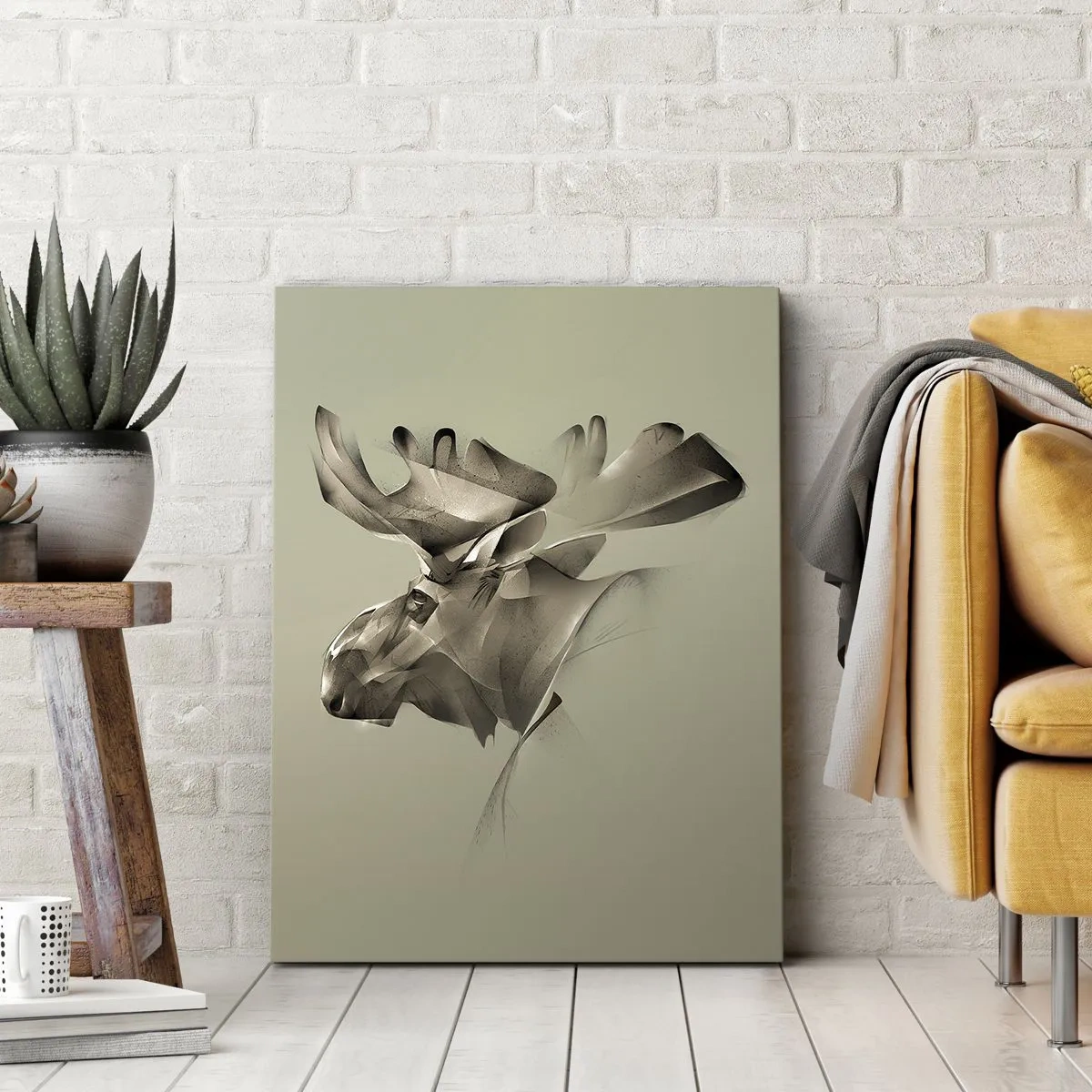 Schilderen op canvas - De zachte kracht van vrede - 45x80 cm