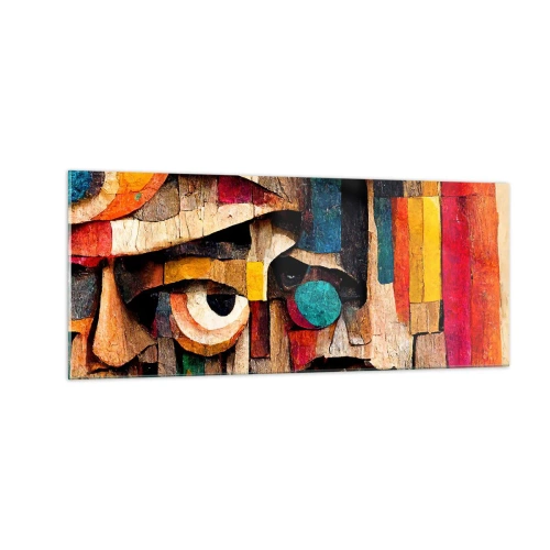 Schilderen op glas - Ik zie je… - 100x40 cm