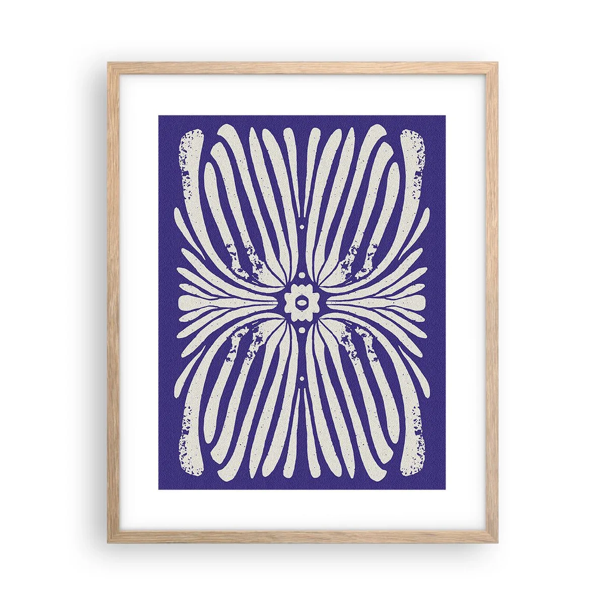 Een poster in een licht eiken lijst - Etnische inspiraties - 40x50 cm