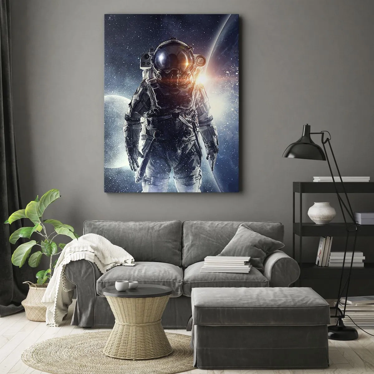 Schilderen op canvas - Ruimte avontuur - 50x70 cm