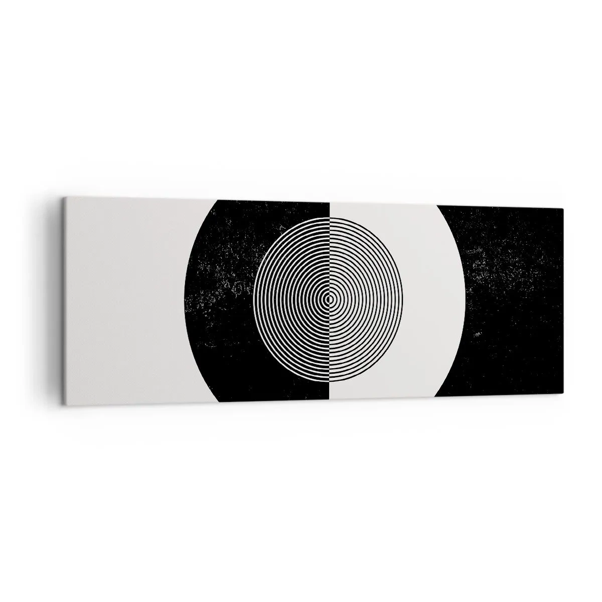 Schilderen op canvas - Harmonie in zwart-wit - 140x50 cm