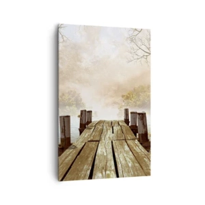 Schilderen op canvas - Het milde verdriet van de herfst - 80x120 cm