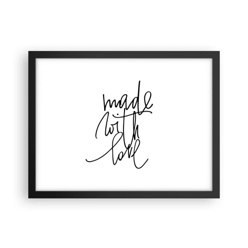 Poster in een zwarte lijst - Het beste merk - 40x30 cm