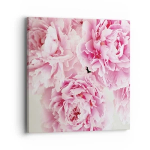 Schilderen op canvas - In roze glamour - 40x40 cm