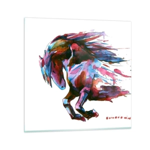 Schilderen op glas - In vervoering - 30x30 cm