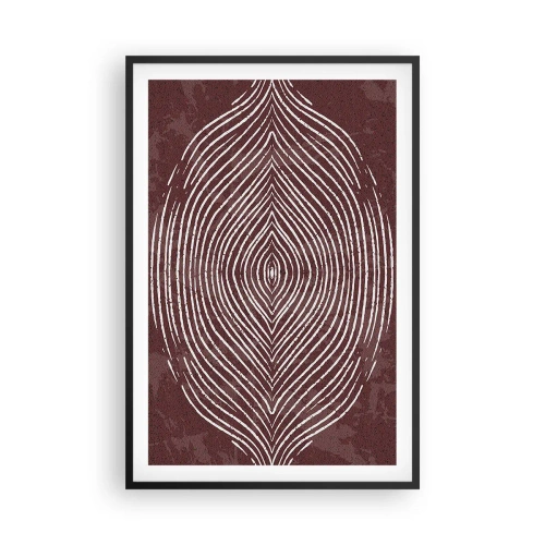 Poster in een zwarte lijst - De ruimte spreekt - 61x91 cm