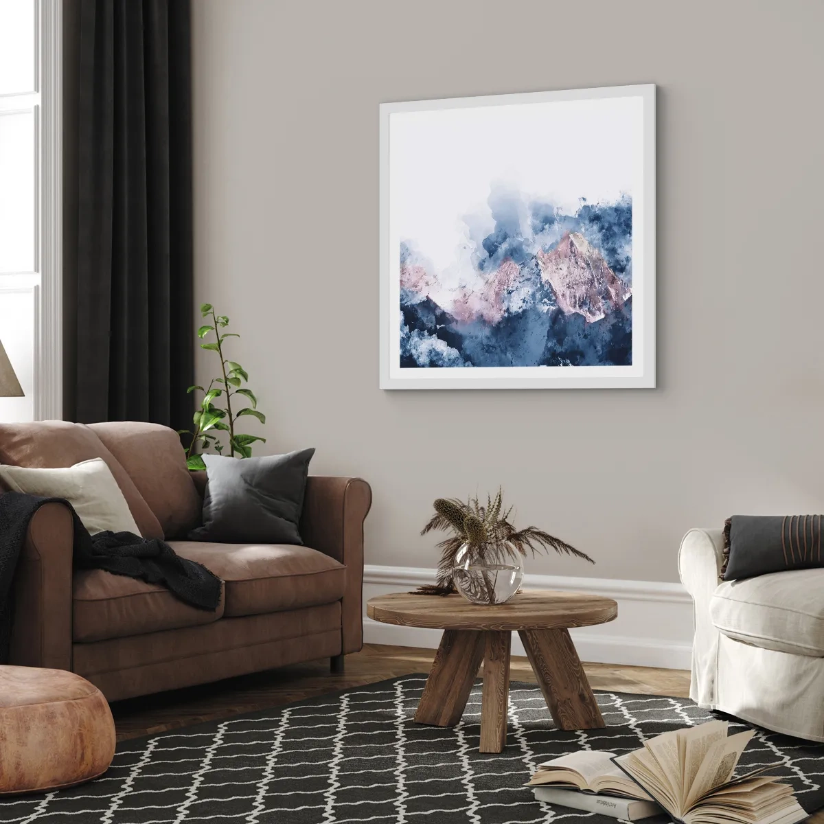 Poster in een witte lijst - Dit zijn de toppers! - 60x60 cm