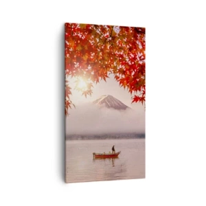 Schilderen op canvas - In het Japanse klimaat - 45x80 cm