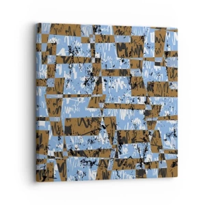 Schilderen op canvas - Een niet-menselijke knipsel - 30x30 cm