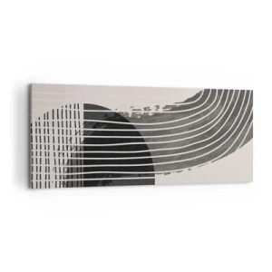 Schilderen op canvas - Daar en terug - 100x40 cm