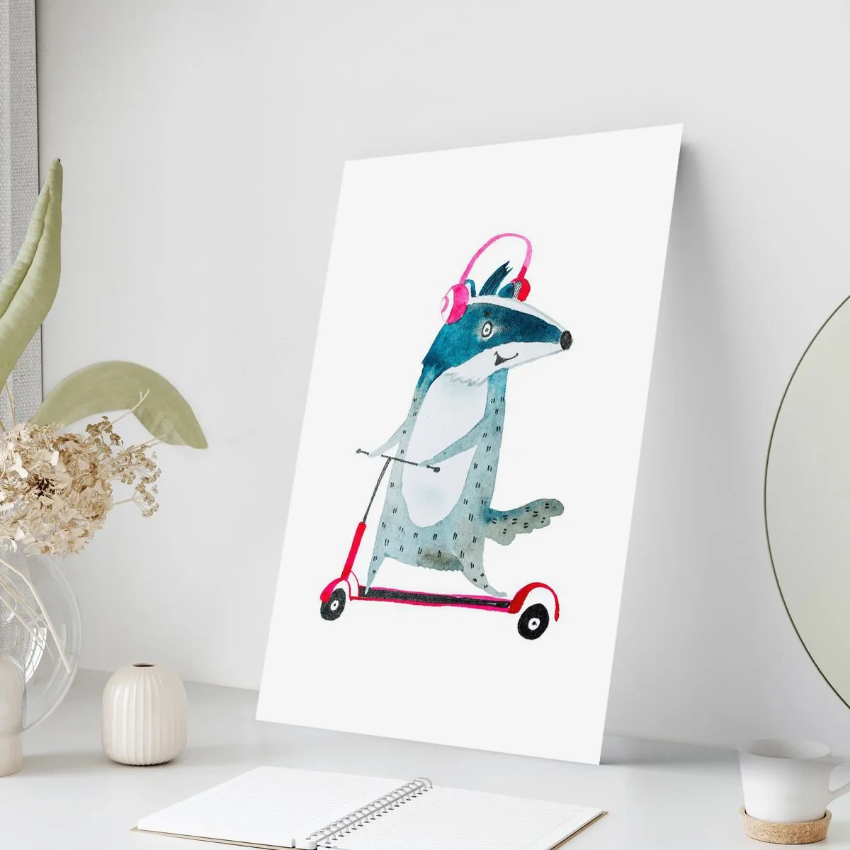 Poster - Badger vreugde - 50x70 cm