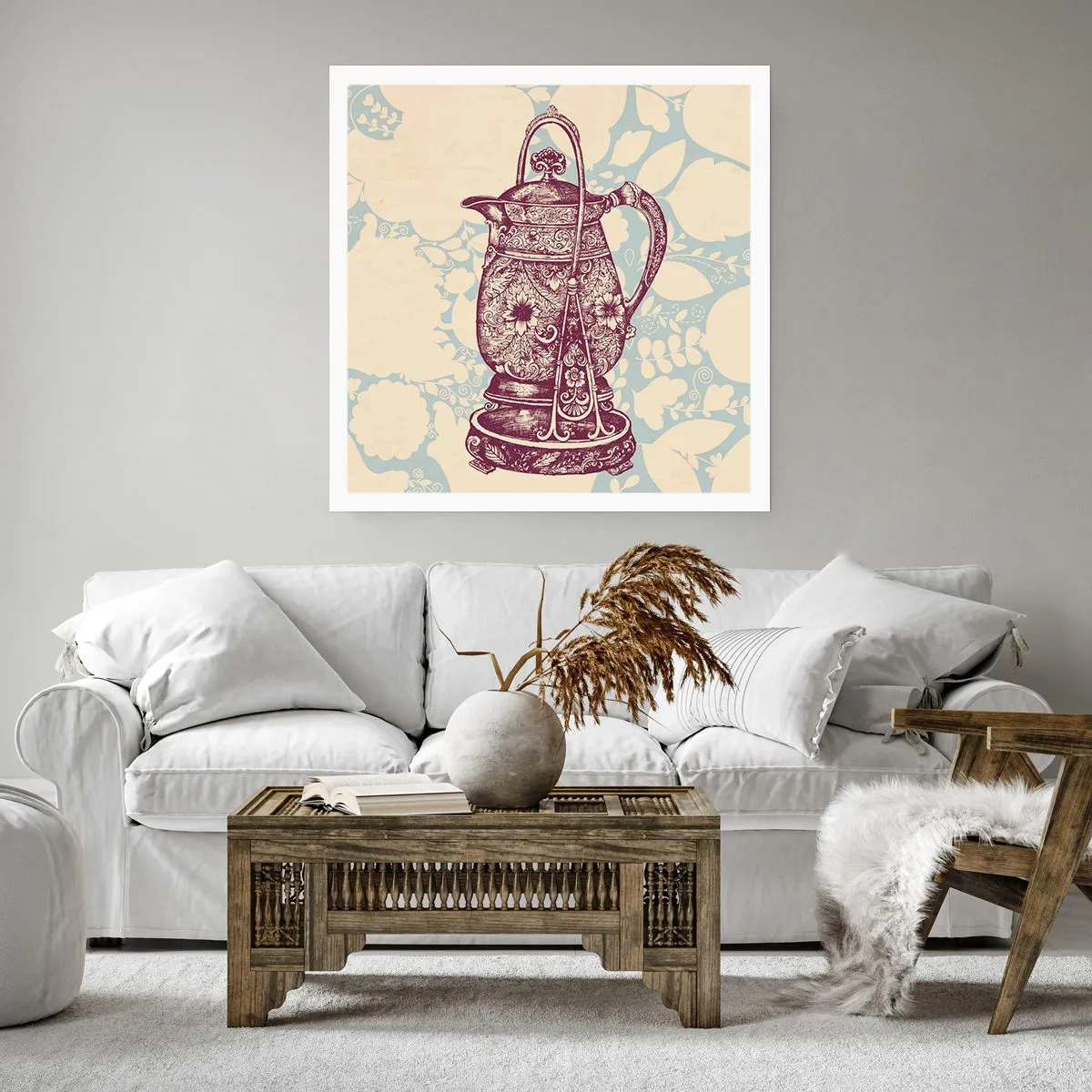 Poster - De schoonheid van het dagelijks leven - 40x40 cm