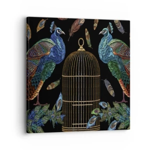 Schilderen op canvas - In koninklijke gewaden - 30x30 cm