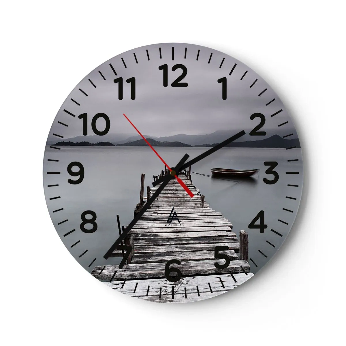 Wandklok - Klok - Je kunt morgen gaan - 40x40 cm