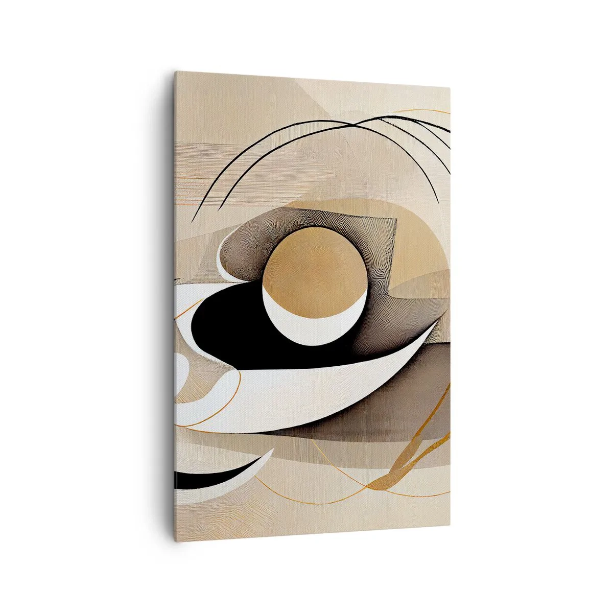 Schilderen op canvas - Compositie: de essentie van de dingen - 80x120 cm