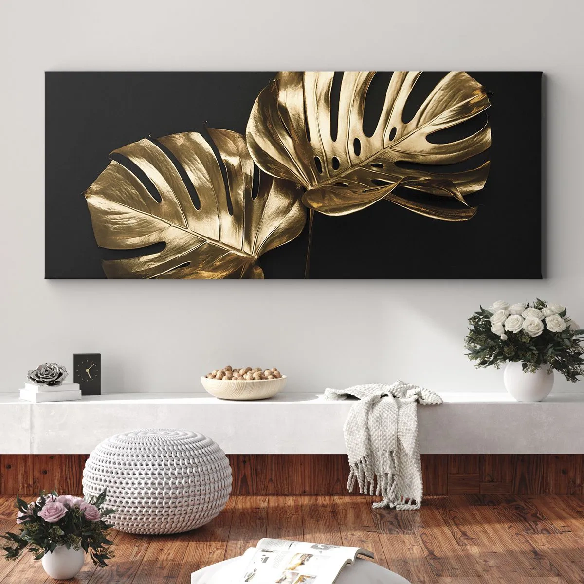 Schilderen op canvas - De schatten van de natuur - 100x40 cm