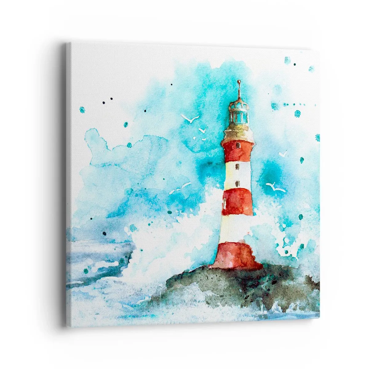 Schilderen op canvas - Eenheid van de elementen - 40x40 cm