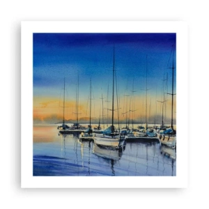 Poster - Einde van een goede dag - 50x50 cm