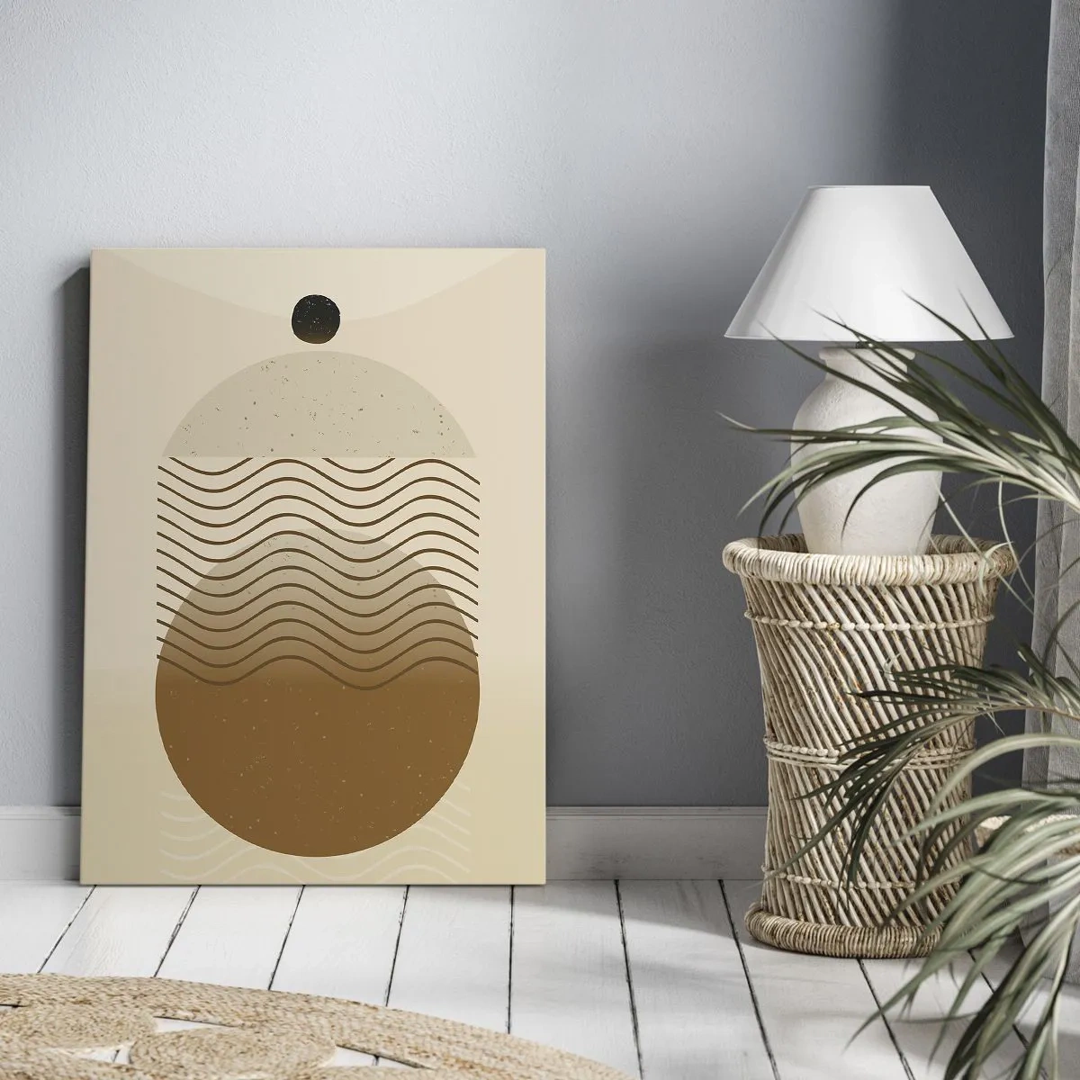 Schilderen op canvas - Over de oorsprong van geometrische figuren - 70x100 cm