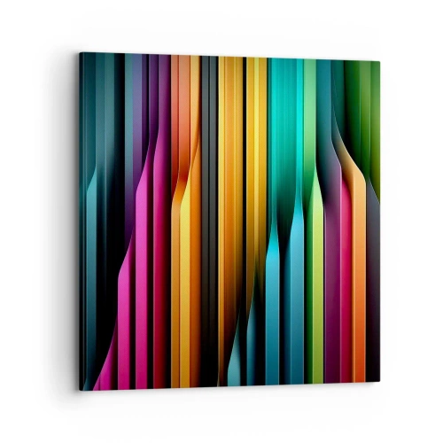 Schilderen op canvas - Lichtorgel - 70x70 cm