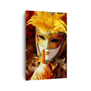 Schilderen op canvas - Mysterie maakt deel uit van het spel - 80x120 cm
