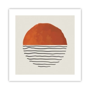 Poster - In het Japanse klimaat - 40x40 cm