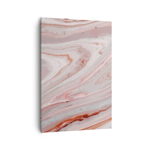 Schilderen op canvas - Roze vloeistof - 70x100 cm