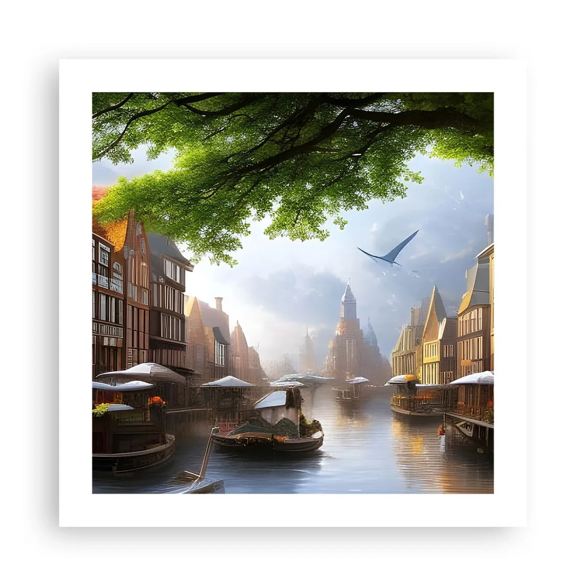 Poster - Hollands stadsbeeld - 50x50 cm