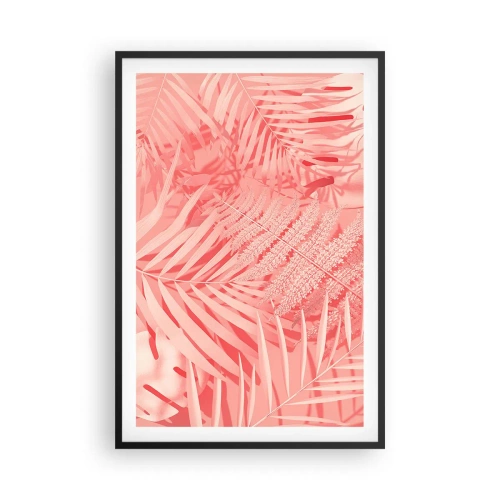 Poster in een zwarte lijst - Roze concept - 61x91 cm