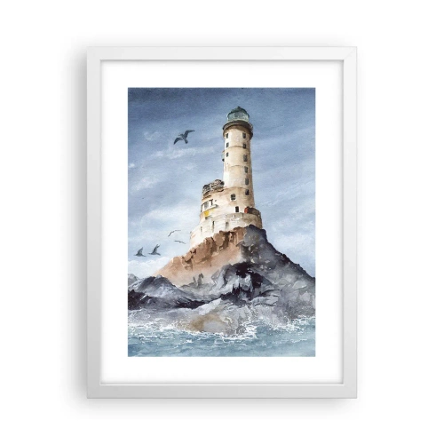 Poster in een witte lijst - Onoverwinnelijk - 30x40 cm