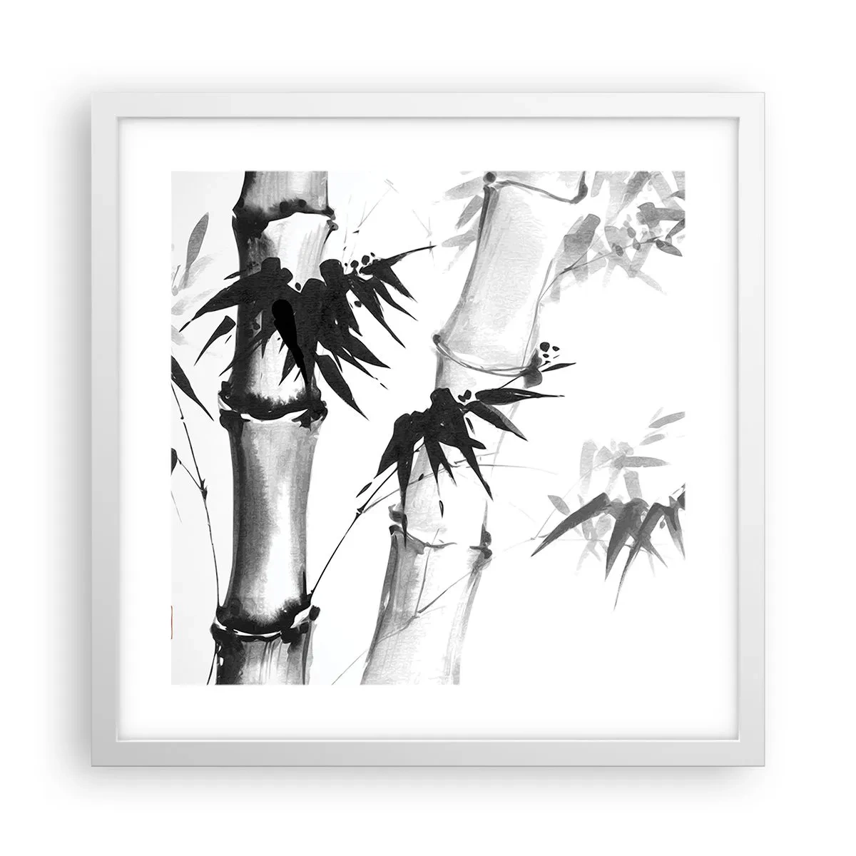 Poster in een witte lijst - Close-up op het oosten - 40x40 cm