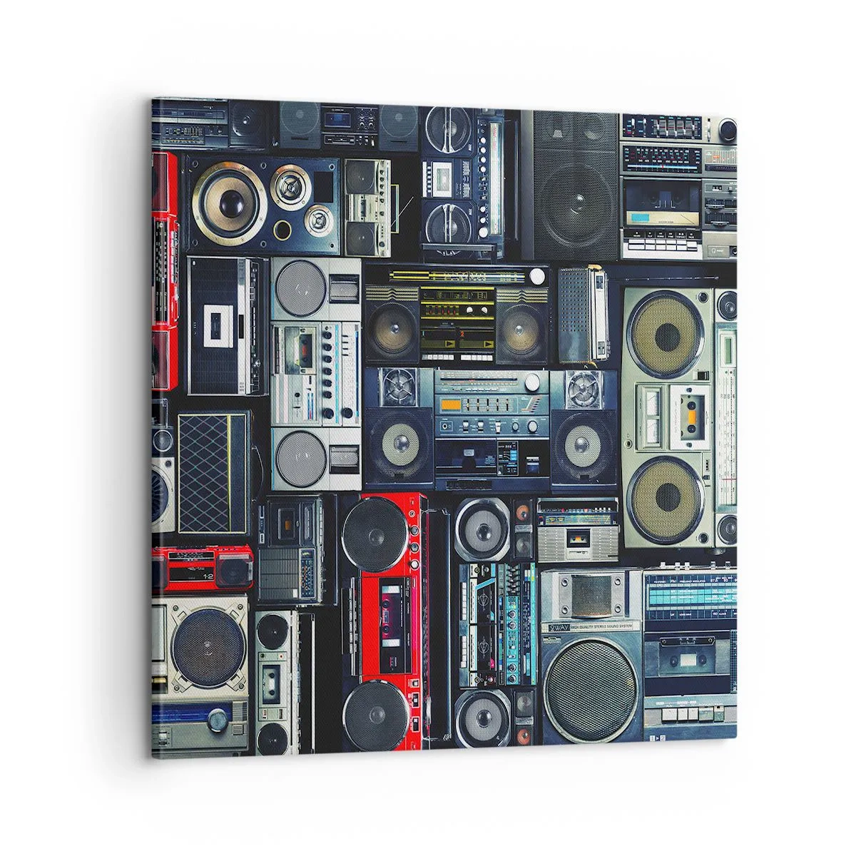 Schilderen op canvas - Verlangen naar de jaren 80 - 60x60 cm