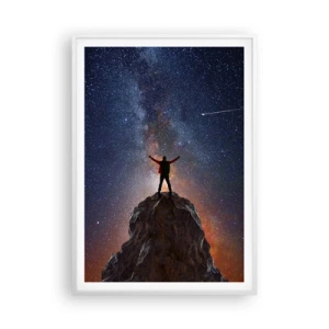 Poster in een witte lijst - De Kracht is bij mij! - 70x100 cm