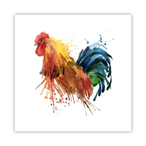 Poster - Koninklijk gewaad, koninklijke trots - 60x60 cm