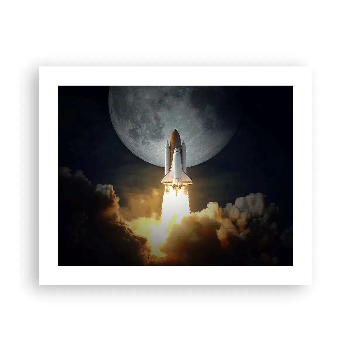 Poster - Het begin van een onaards avontuur - 50x40 cm