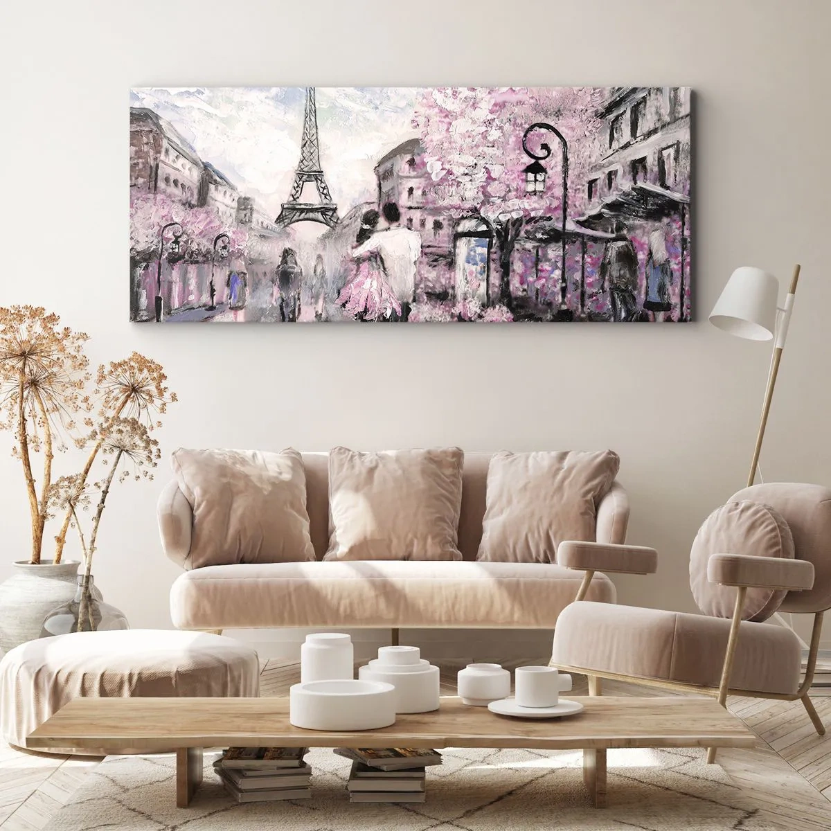 Schilderen op canvas - Hoe verliefd te worden is alleen in ... - 100x40 cm