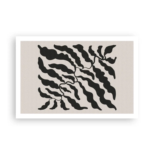 Poster - Natuur van een vierkant - 91x61 cm