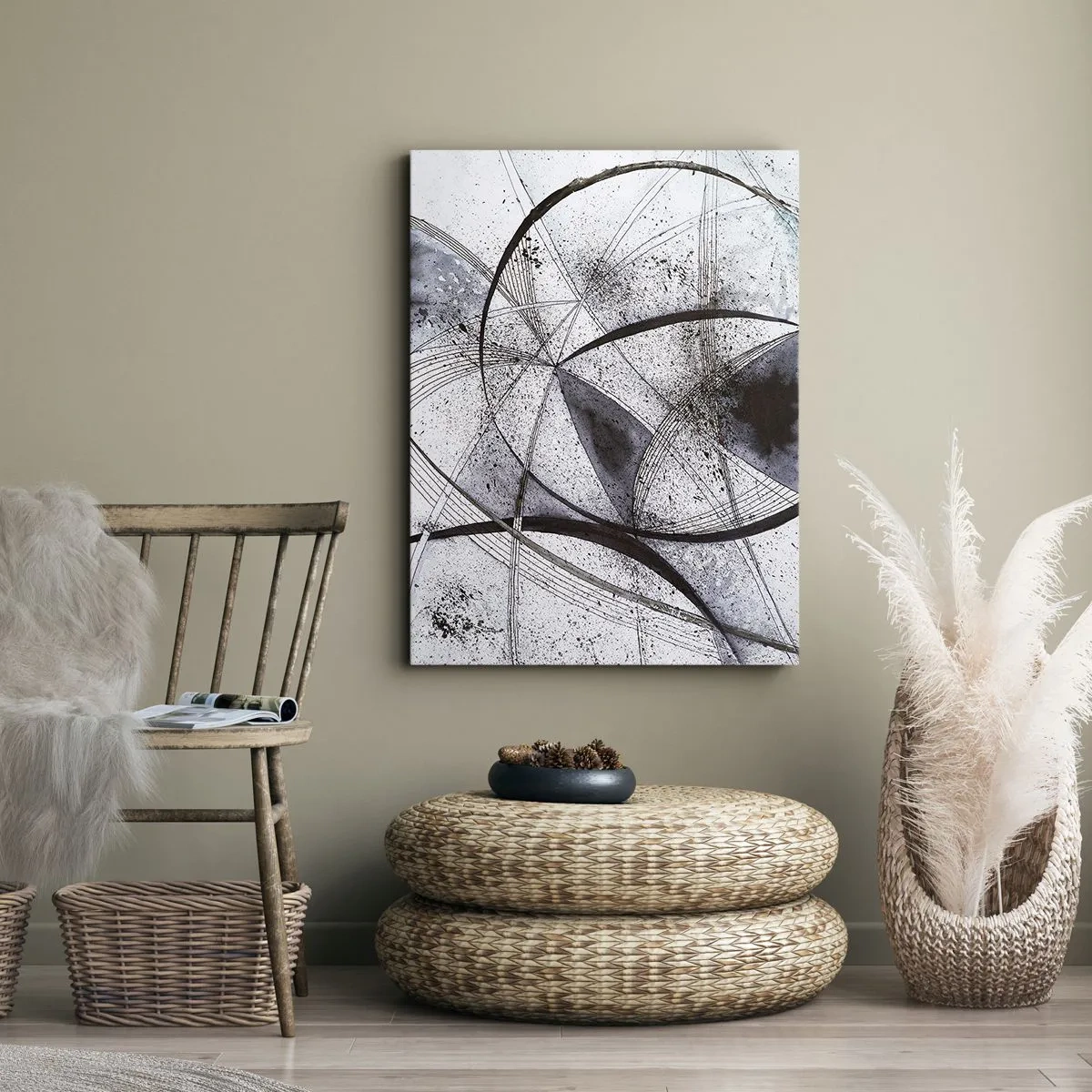 Schilderen op canvas - Futuristische fantasie - 70x100 cm