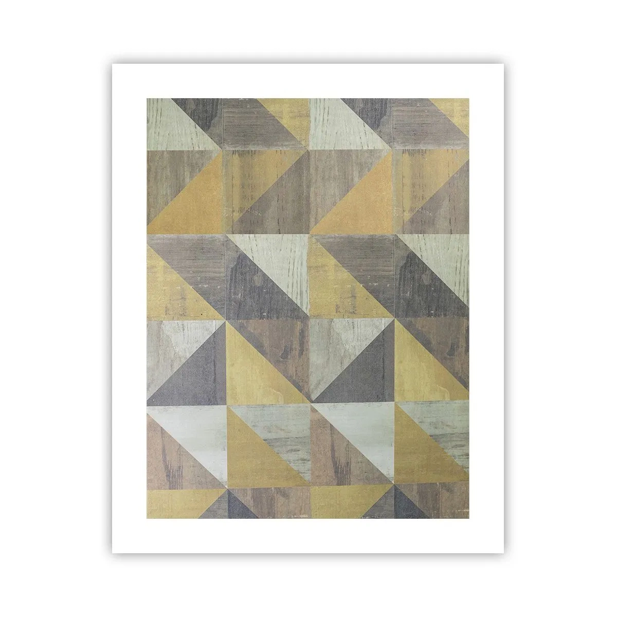 Poster - Op de hoek van de driehoek - 40x50 cm