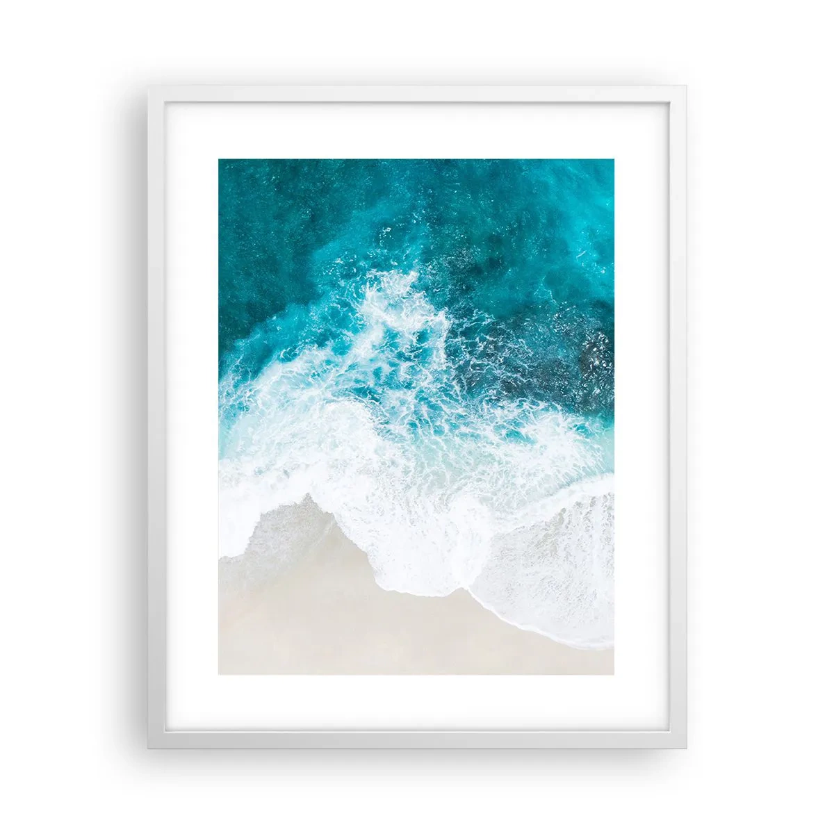 Poster in een witte lijst - Natuurlijke streling - 40x50 cm
