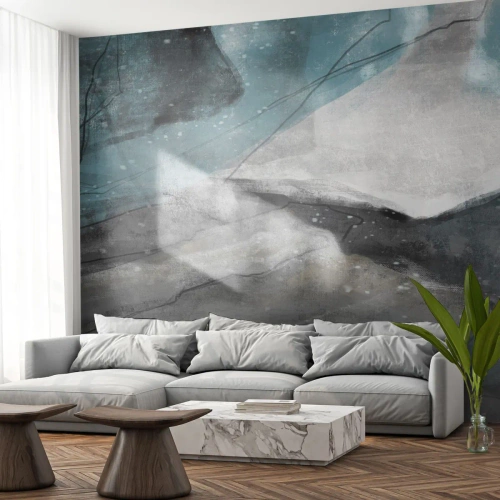 Fotobehang op maat Premium Canvas - Abstractie: rotsen en ijs - Minimalisme, Deel, Modern