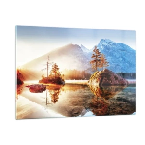 Schilderen op glas - De natuur in een nieuw licht - 120x80 cm