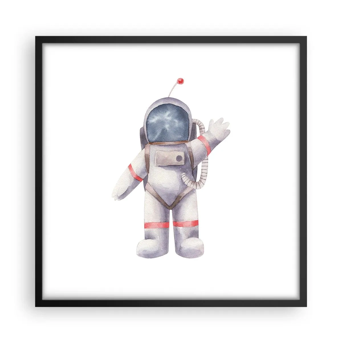 Poster in een zwarte lijst - Tot ziens! - 50x50 cm