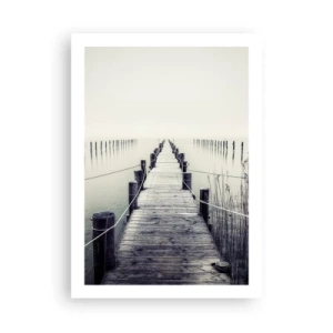 Poster - Dompel jezelf onder in vrede - 50x70 cm