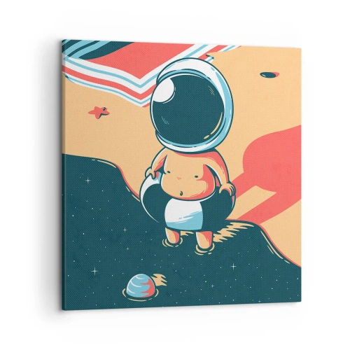 Schilderen op canvas - Vanuit een ander perspectief - 50x50 cm