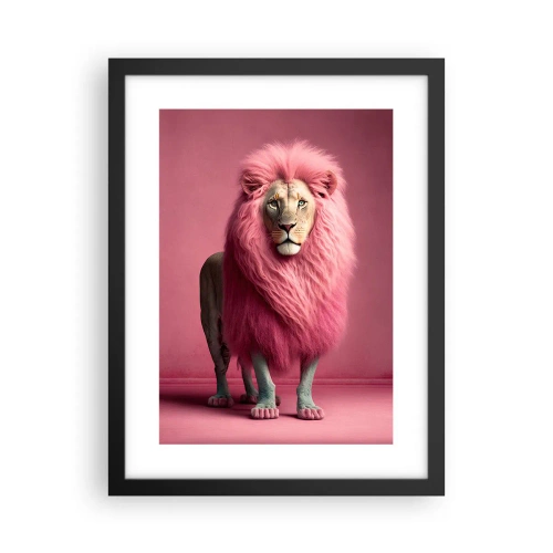 Poster in een zwarte lijst - En je bent niet meer bang - 30x40 cm