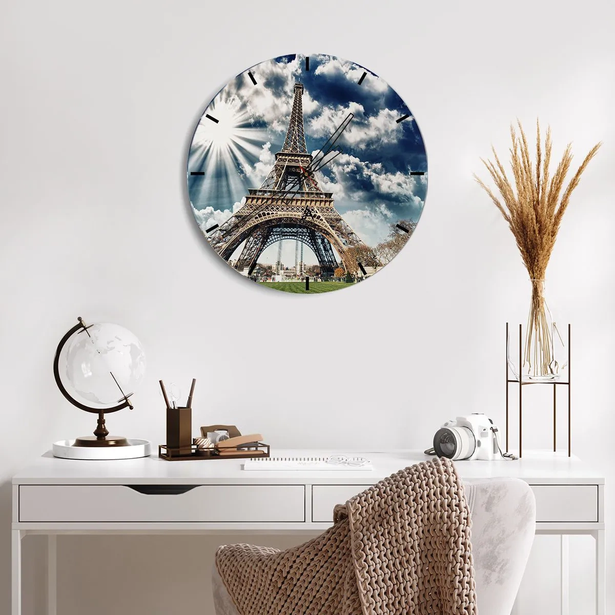 Wandklok - Klok - De enige zo onder de zon - 40x40 cm