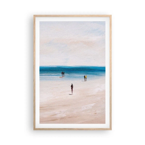 Een poster in een licht eiken lijst - Een natuurlijke behoefte - 61x91 cm