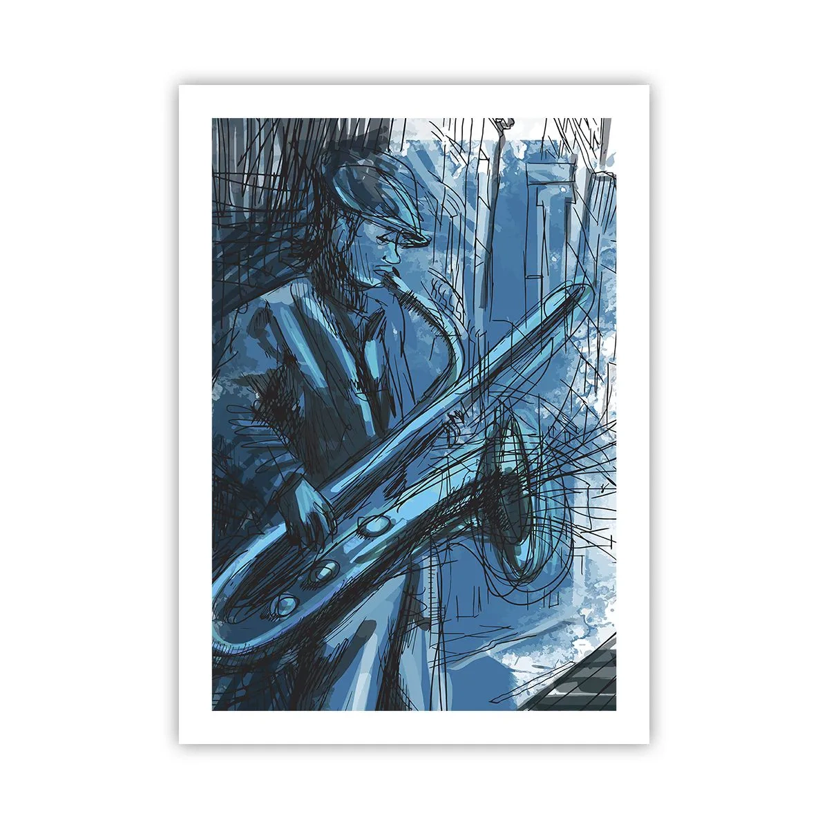 Poster - Stedelijke Rapsodie - 50x70 cm